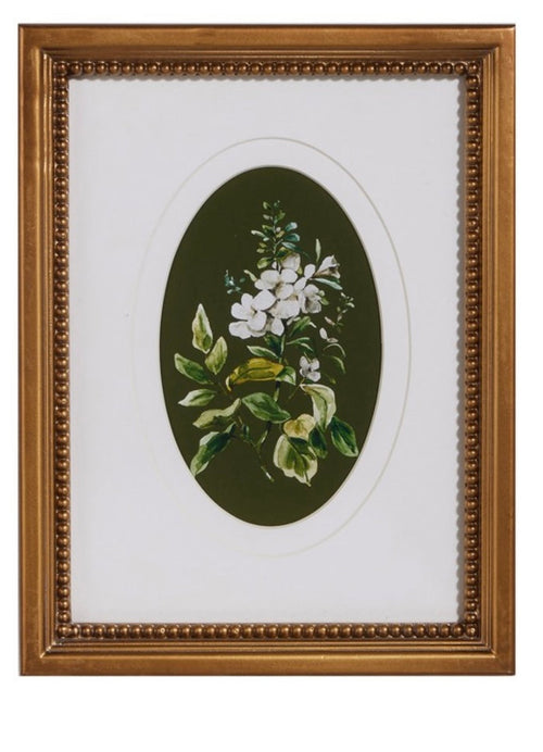12" Elegance In Bloom Framed Wall Art