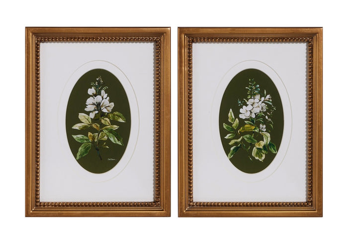 12" Elegance In Bloom Framed Wall Art