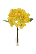 13" Hydrangea Spray, Yellow