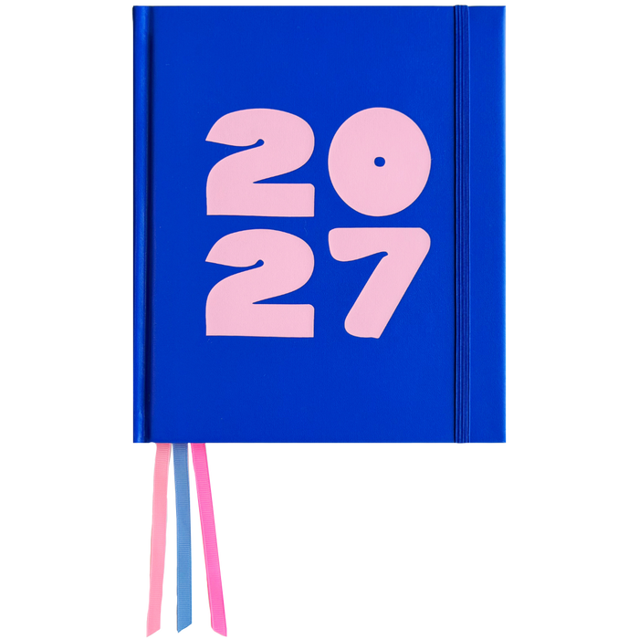 2027 Diary - Cobalt and Blush