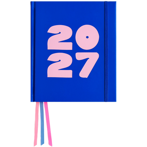 2027 Diary - Cobalt and Blush