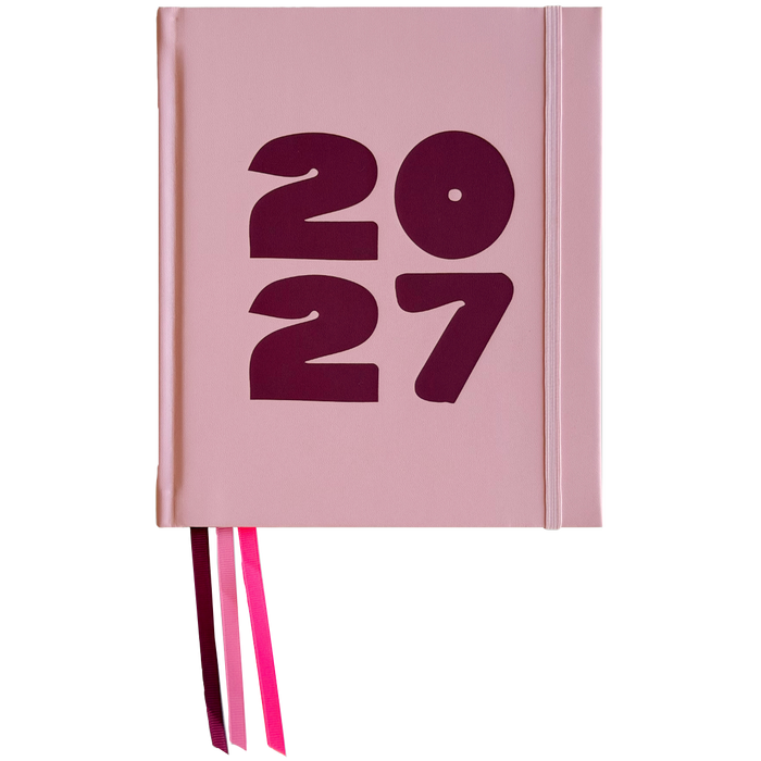 2027 Diary - Pink and Plum