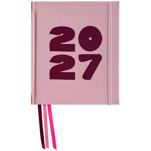 2027 Diary - Pink and Plum
