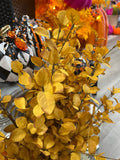 35.5 inch yellow eucalyptus spray