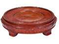 4.25” carved brown stand