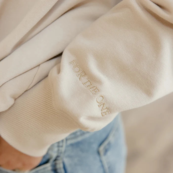"99" Oversized Crew-Neck Sweatshirt