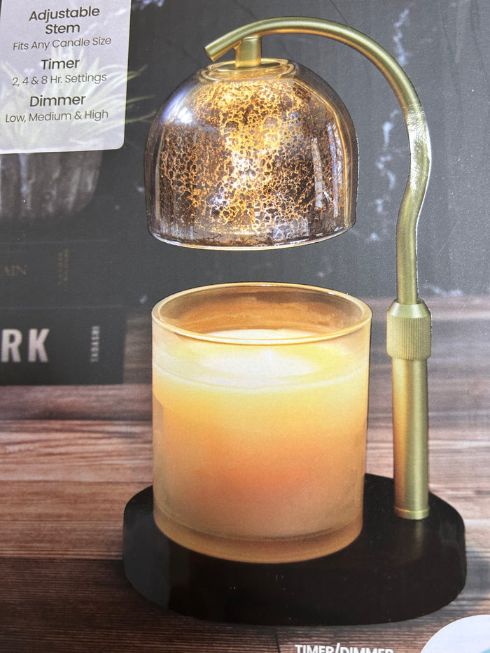 Mercury Glass Candle Warmer Lamp