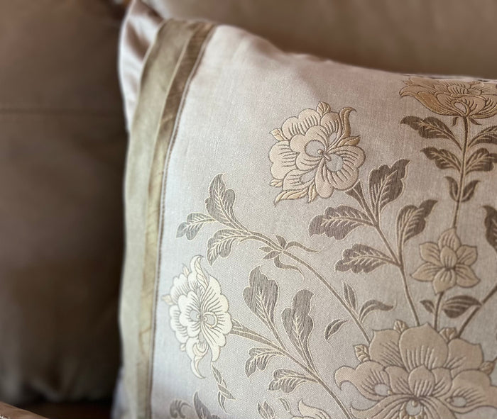 Floral Brocade pillows by Pandora's