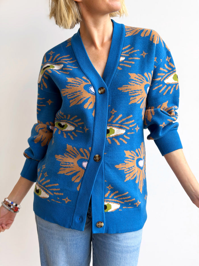 Blue Eye Cardigan