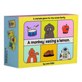 A Monkey Eating A Lemon