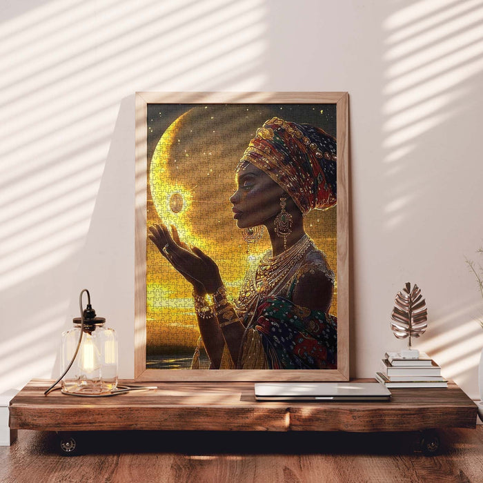African Elegance Jigsaw Puzzle - Tucocoo