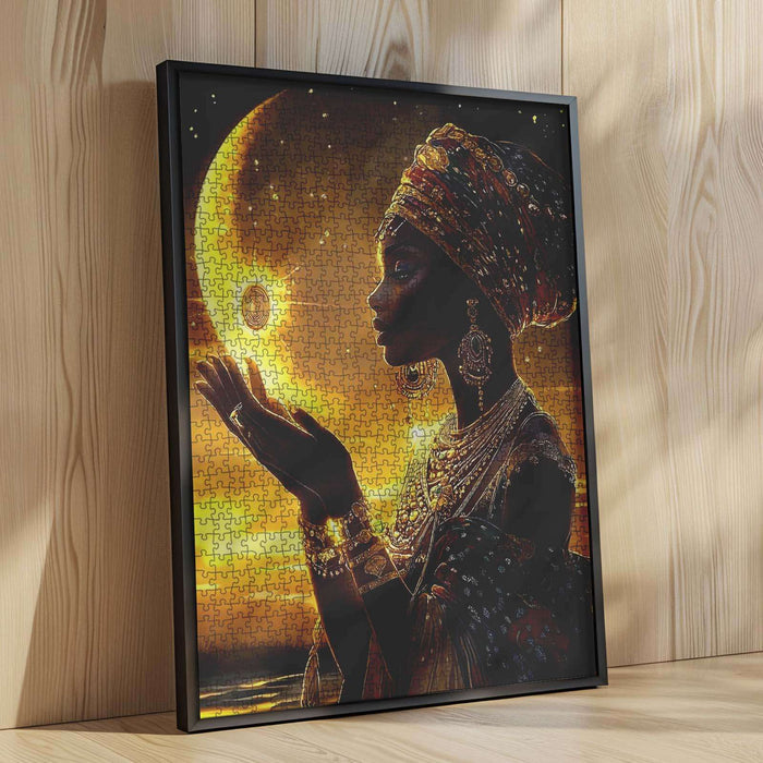 African Elegance Jigsaw Puzzle - Tucocoo