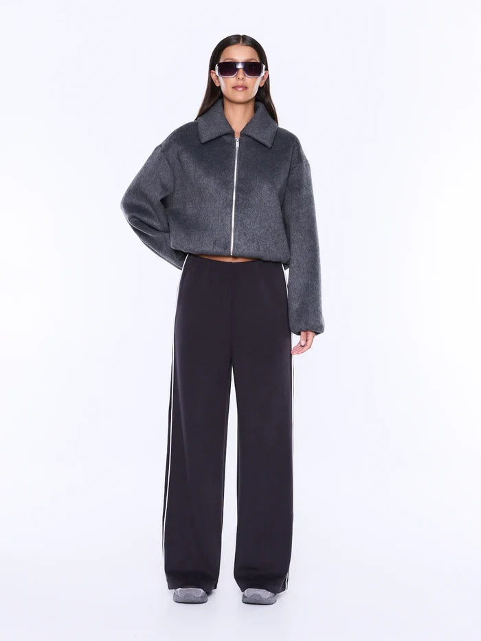 Alessia Relaxed Pant - Charcoal