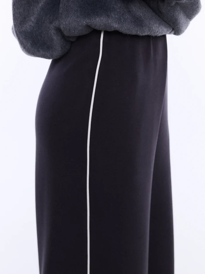 Alessia Relaxed Pant - Charcoal