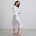 Alma off-white linen robes by Linen Me