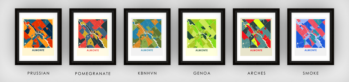 Almonte Map Print - Full Color Map Poster