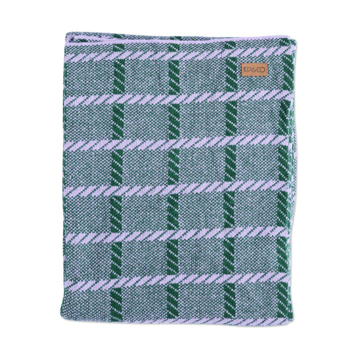 Alpine Violet Check Blanket