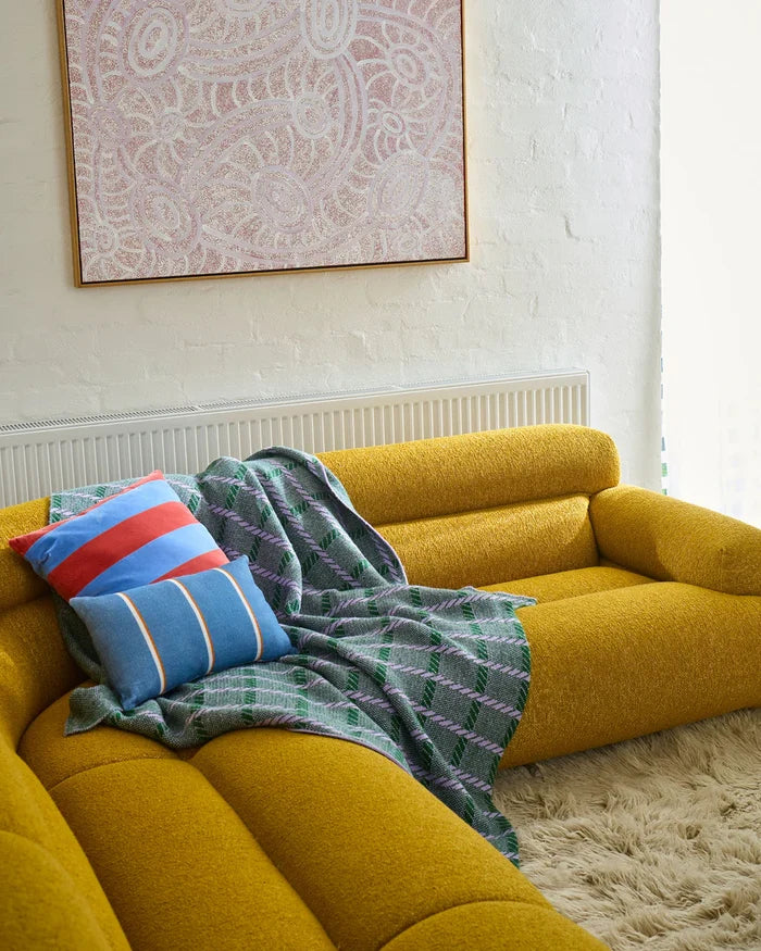 Alpine Violet Check Blanket