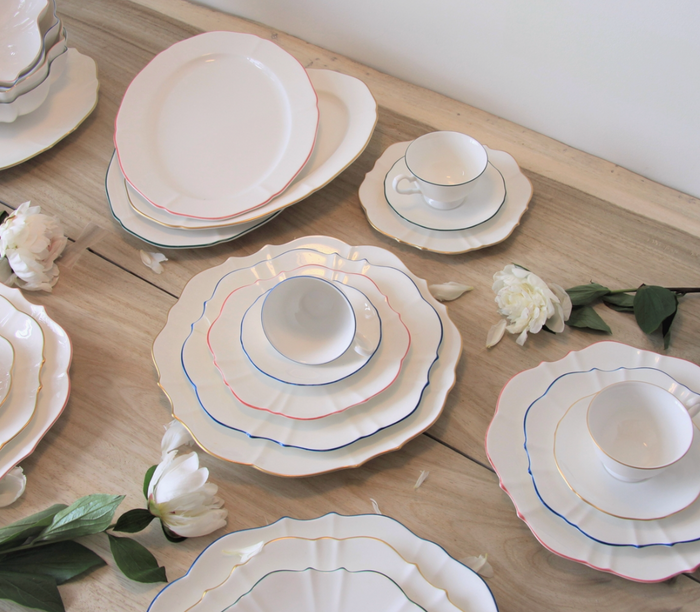 Amelie - Roseate Rim - Serving Bowl