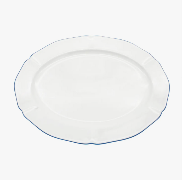 Amelie - Royal Blue  - 14" Oval Platter