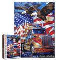 American Eagle Freedom Truck Jigsaw Puzzle