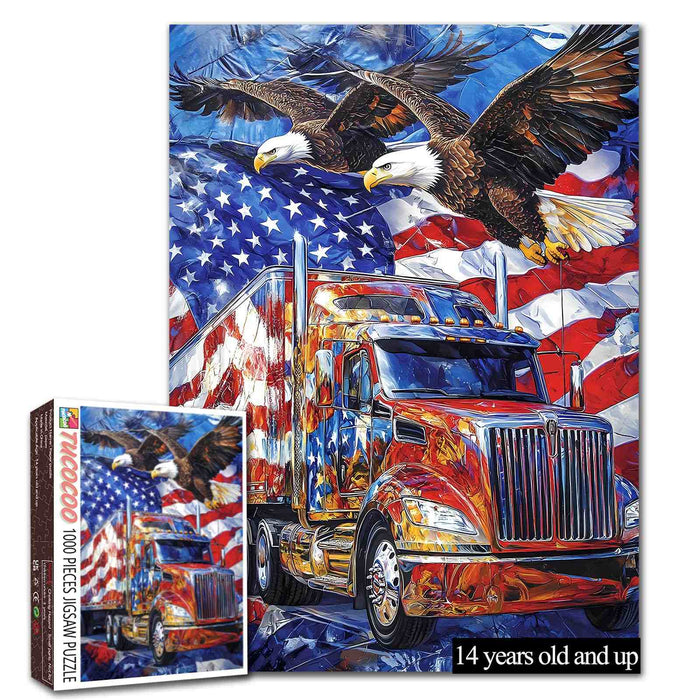 American Eagle Freedom Truck Jigsaw Puzzle