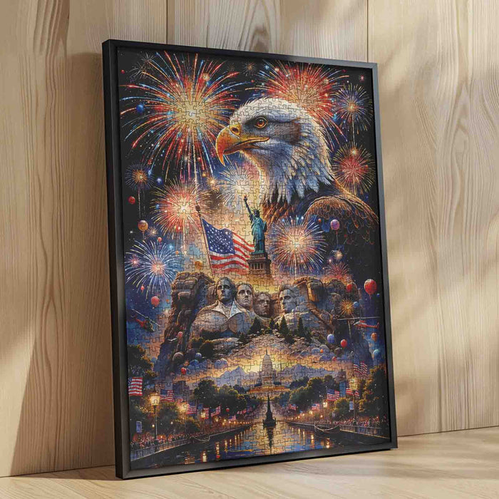 American Freedom Fireworks Jigsaw Puzzle