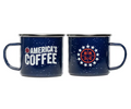 America's Coffee Enamel Mug