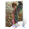 Angel in the Garden Paint by Numbers