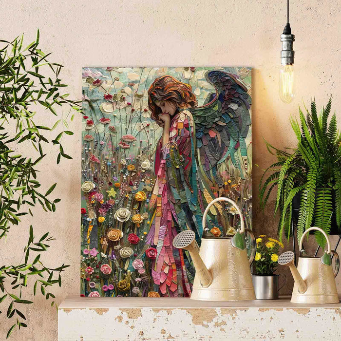 Angel in the Garden Paint by Numbers