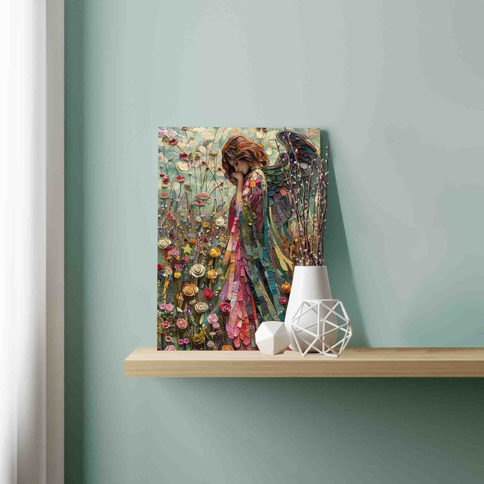 Angel in the Garden Paint by Numbers
