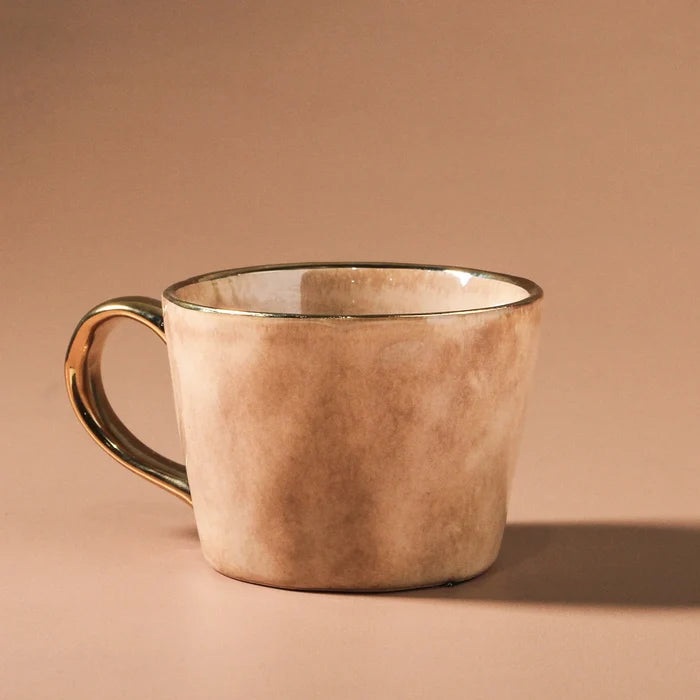 jumbled indigo love collectors Ariel mug chai brown cream white gold coffee tea cup gift kitchen jumbledonline australia