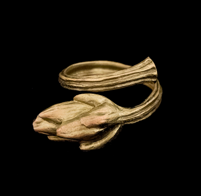 Artichoke Napkin Rings, Set of Four
