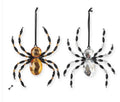 Assorted 5.25 Inch Black Jewel Spider Ornaments