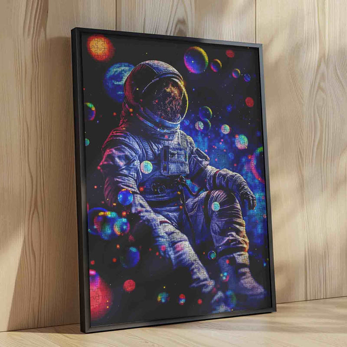 Astronaut Looking at the Earth Jigsaw Puzzle