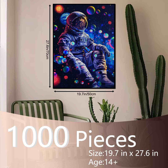 Astronaut Looking at the Earth Jigsaw Puzzle