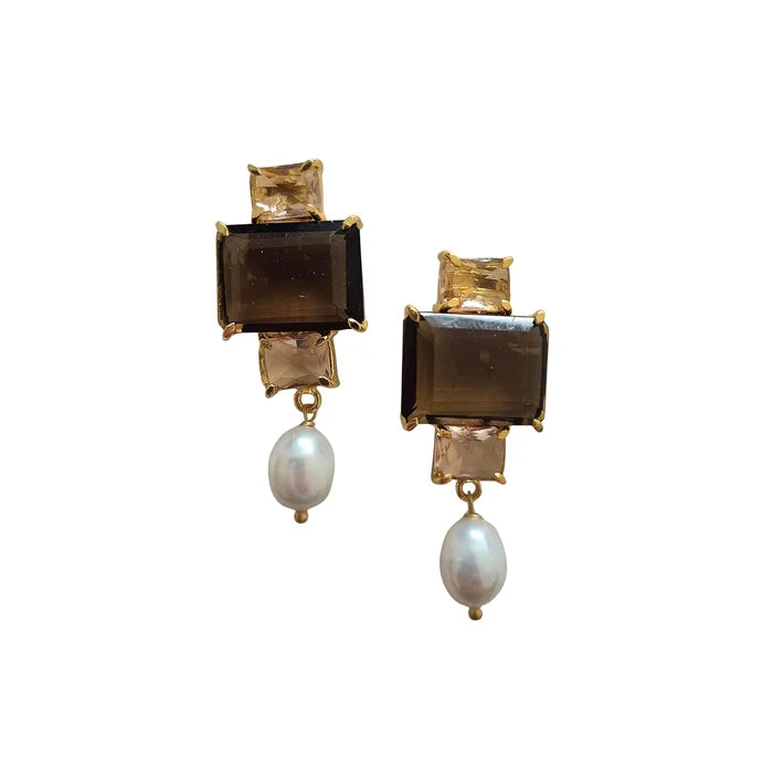 Aurelia Earring - Brown
