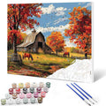 Autumn Farm Serenity paint by numbers
