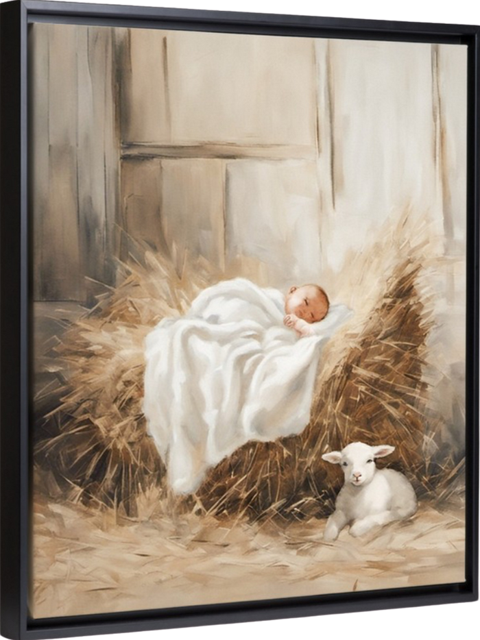 Away In a Manger - Canvas