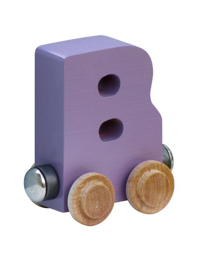 B - Name Train Pastel
