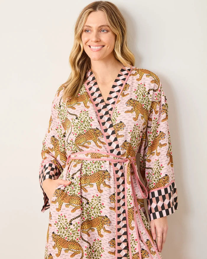 Bagheera Blush Robe by Printfresh