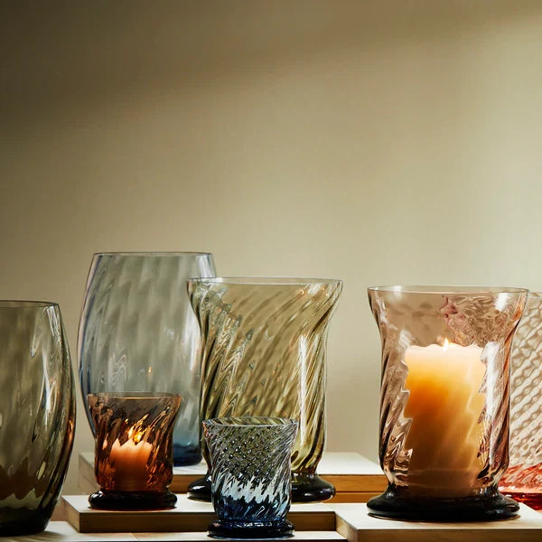 Bali Blue Candleholder • Coastal Compass Home Decor