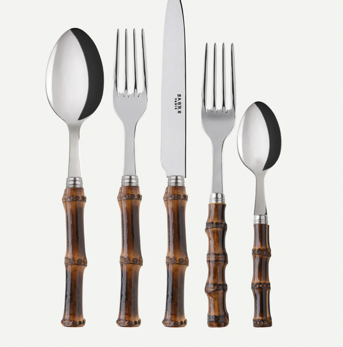 Bamboo Dark Brown- 5 Piece Set by Sabre