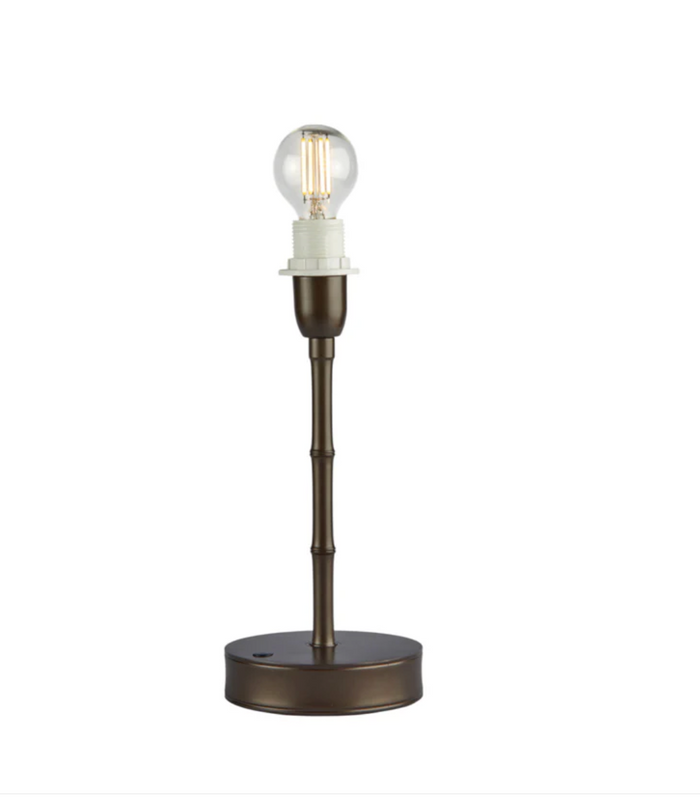 Bamboo Lamp Base , Bronze
