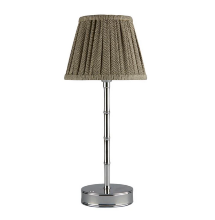 Bamboo Lamp Base , Gold