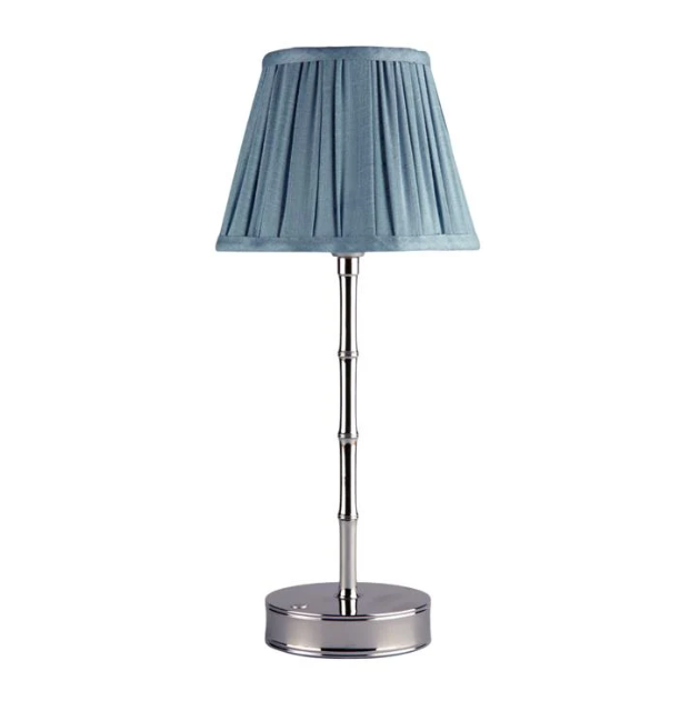 Bamboo Lamp Base , Silver