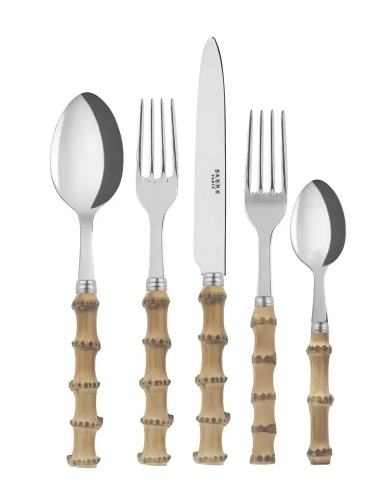 Bamboo Light Brown - 5 Piece Set by Sabre