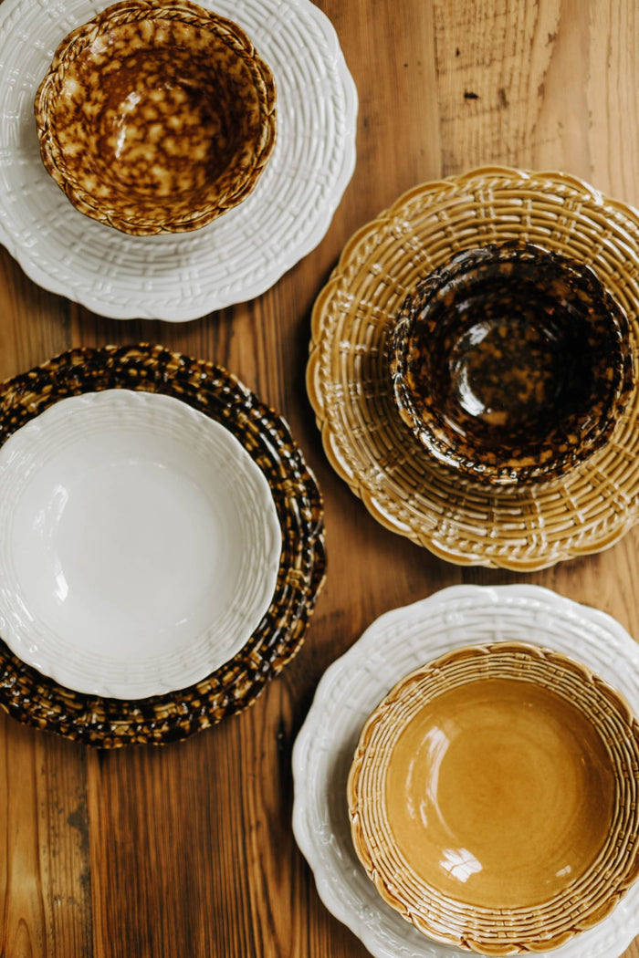 Basket Jubilee Cereal Bowl in Molasses Tortoise
