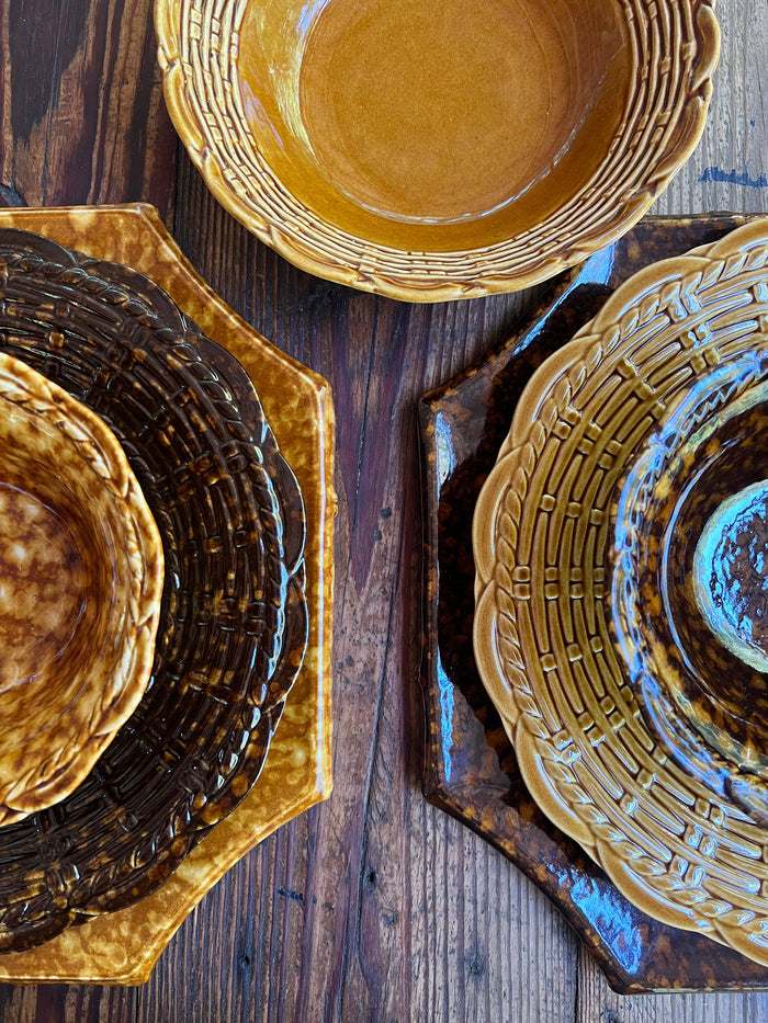 Basket Jubilee Cereal Bowl in Molasses Tortoise