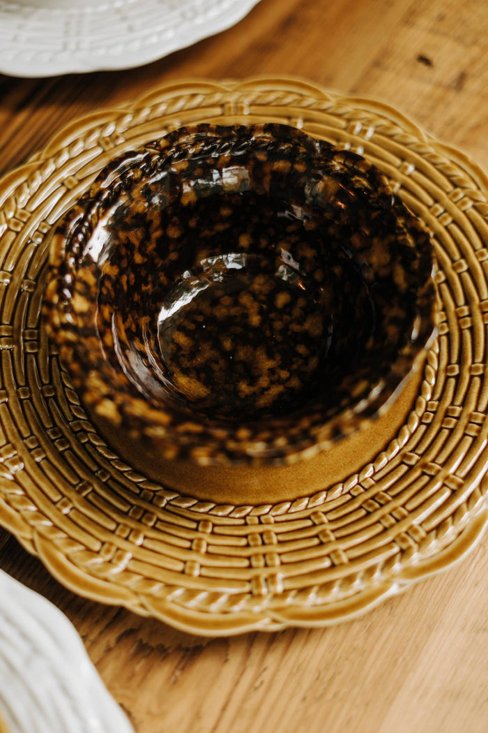 Basket Jubilee Cereal Bowl in Molasses Tortoise
